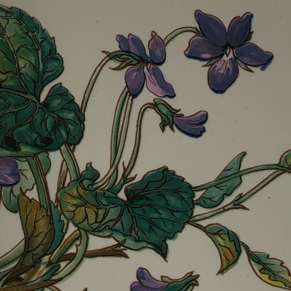 Villeroy & Bach Violet Botanical Serving Platter - Picture 4 of 6